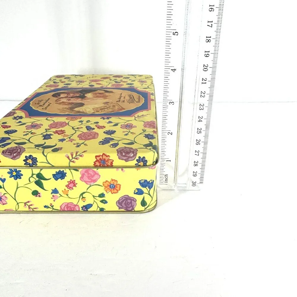 Vintage 1992 Whitman's 150th Anniversary Floral Hinged Candy Tin Limited Edition